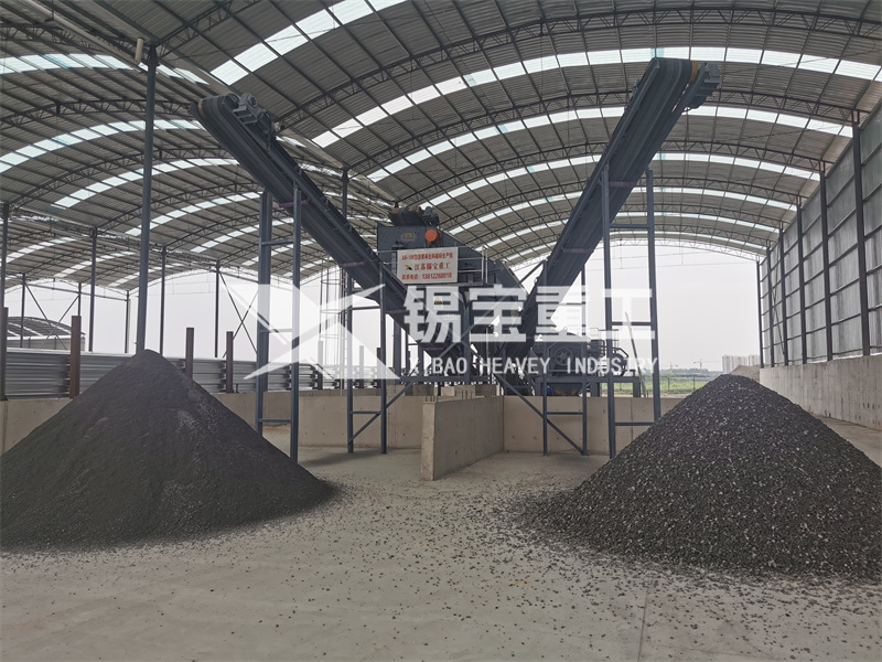 乳化瀝青料破碎篩分設備1 乳化瀝青料破碎篩分設備1